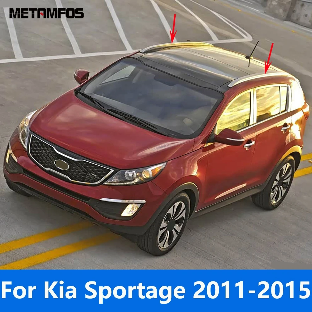 For Kia Sportage 2011 2012 2013 2014 2015 Roof Rack Roof Rail Side Bars Cross Rail Baggage Luggage Carrier Holder Accessories