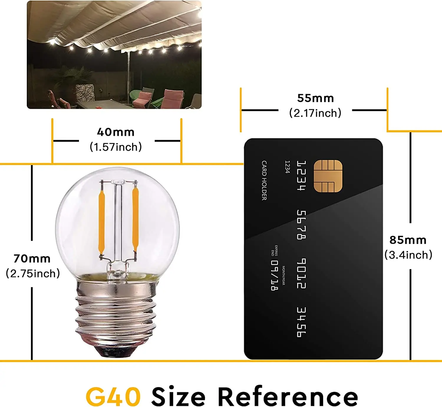 Led Filament Light Low Voltage E12 E14 E27 Led Lamp DC12V 24V T22 G40 A19 T20M 1W LED Light Bulb 2700K RV Locomotive Room Light