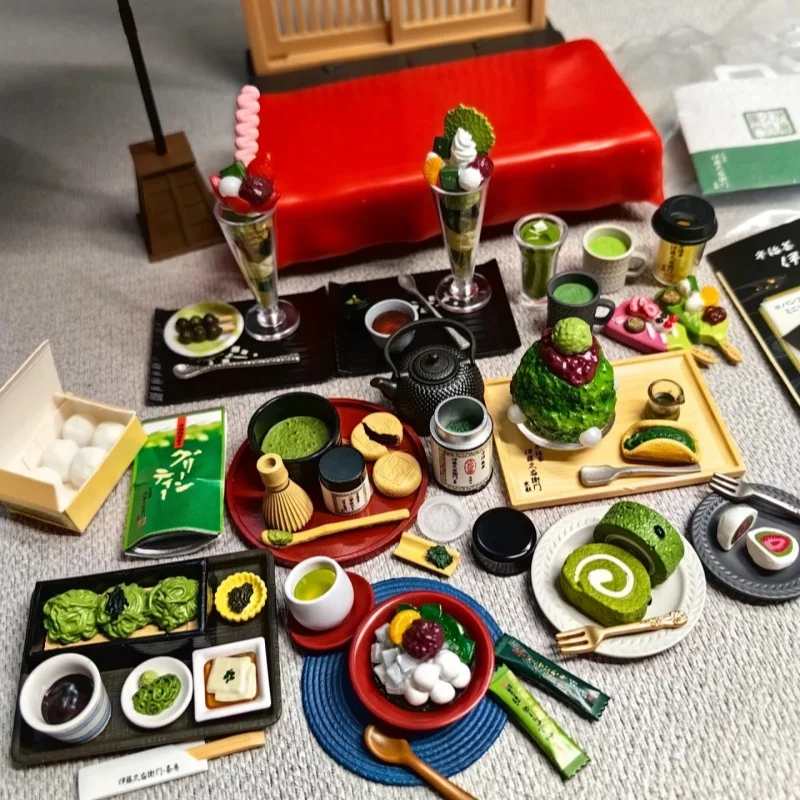 Rement Originale In Miniatura Infanzia Frutta Dessert Sala Trucco Gioco Alla Moda Scatola Cieca Display Pezzo Giocattolo Da Collezione Figura