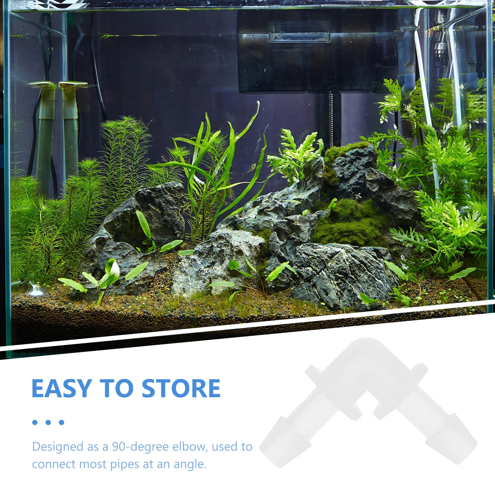 

10 pcs 90 Degree Pp Elbow Barbed Tube Fitting Plastic Pipe Connector For Water Home Hotel Garden Use Durable