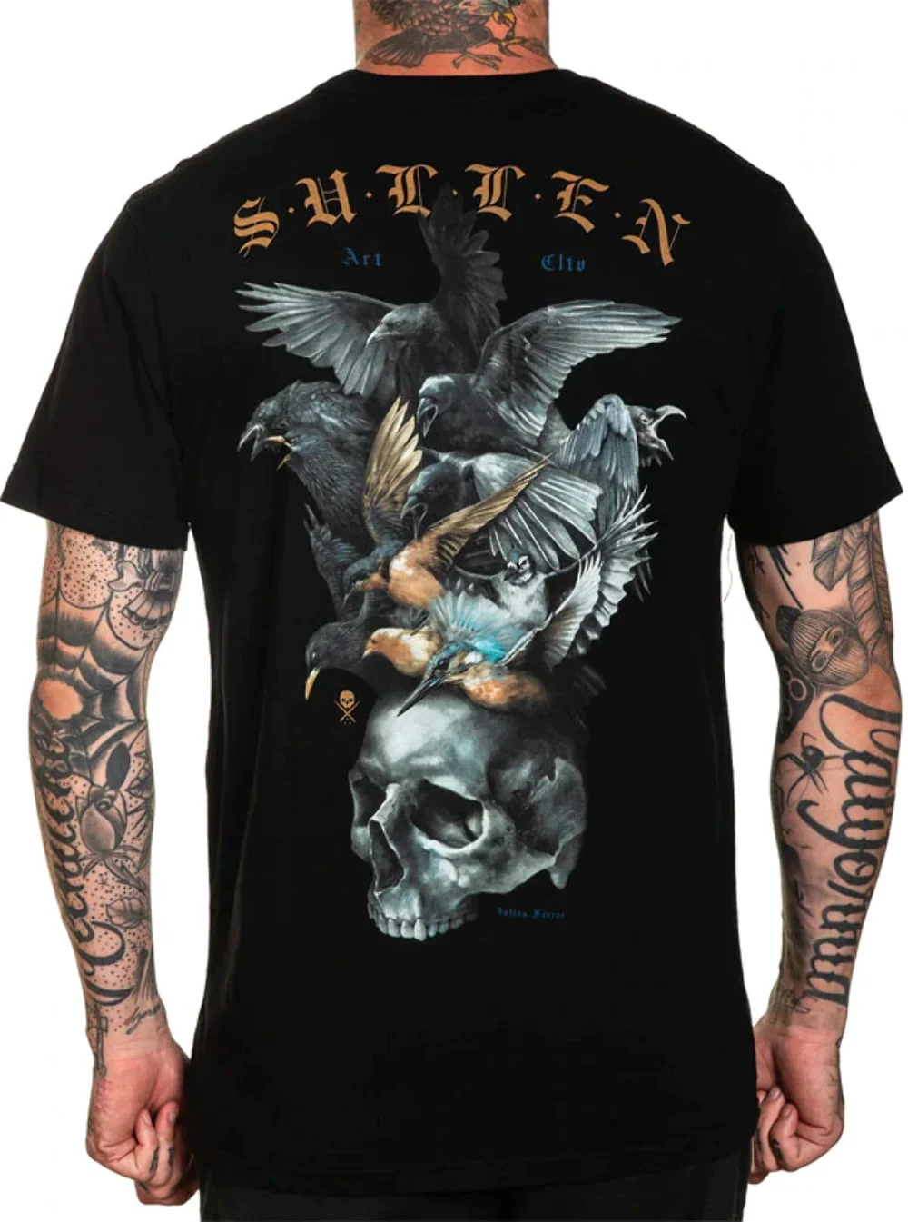 Sullen Men's T-shirt FLOCK Tattoos Urban Design Premium Quality