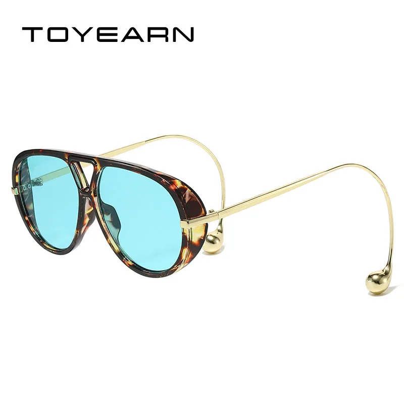Luxury Brand Design Oversized Pilot Sunglasses Women For Men 2026 New Popular Vintage Sun Glasses Punk Bendable Leg Eye Glasses