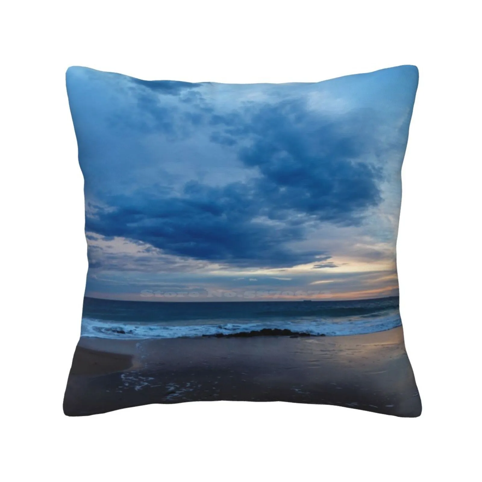 

Days End Soft Comfortable Pillowcase Sunrise Sunset Dusk Dawn Weather Colour Clouds Atmosphere Atmospheric Nature Indian Ocean