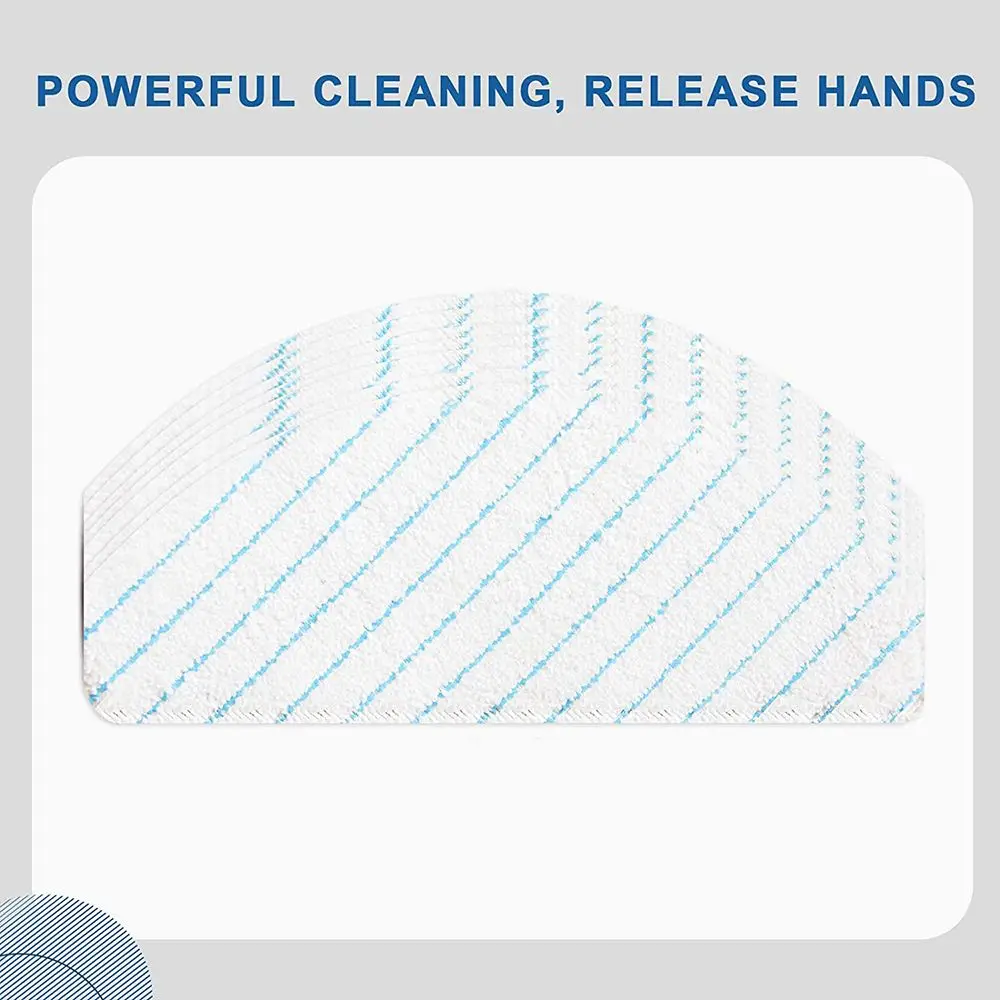 Professional Washable Reusable Replacement Disposable Mop Cloth Mopping Pads Rags For ECOVACS DEEBOT OZMO T8 AIVI T9 Power Max