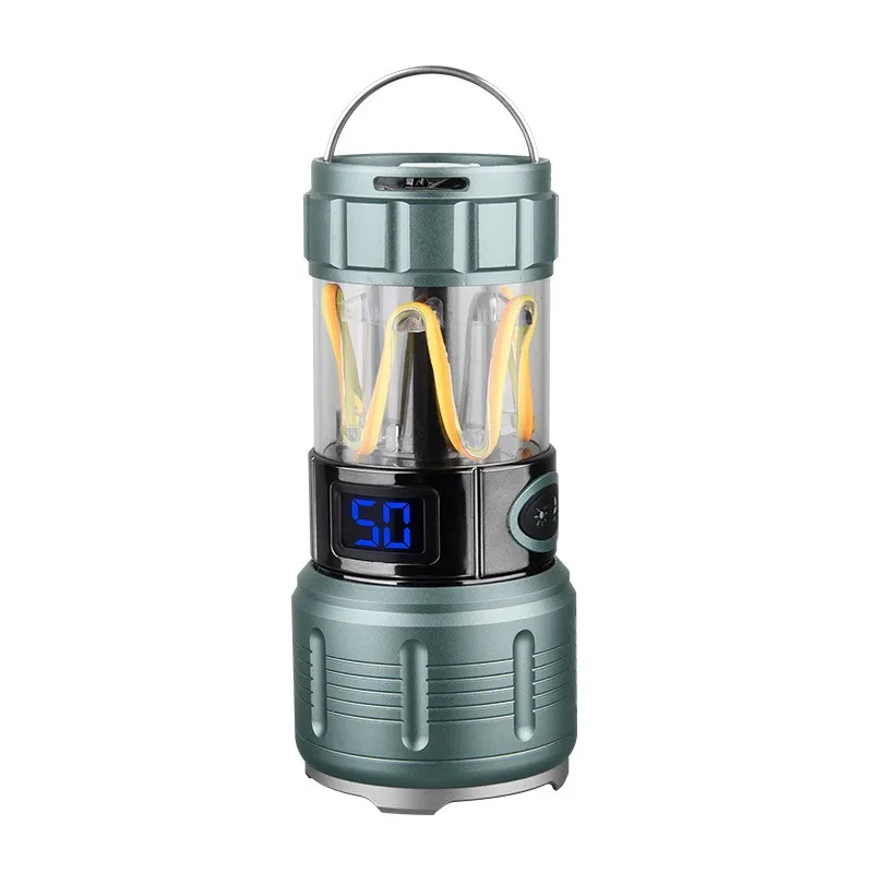 

New Camping Light Flashlight 2-in-1 Charging Outdoor Waterproof Camping Tent Light Multi-function
