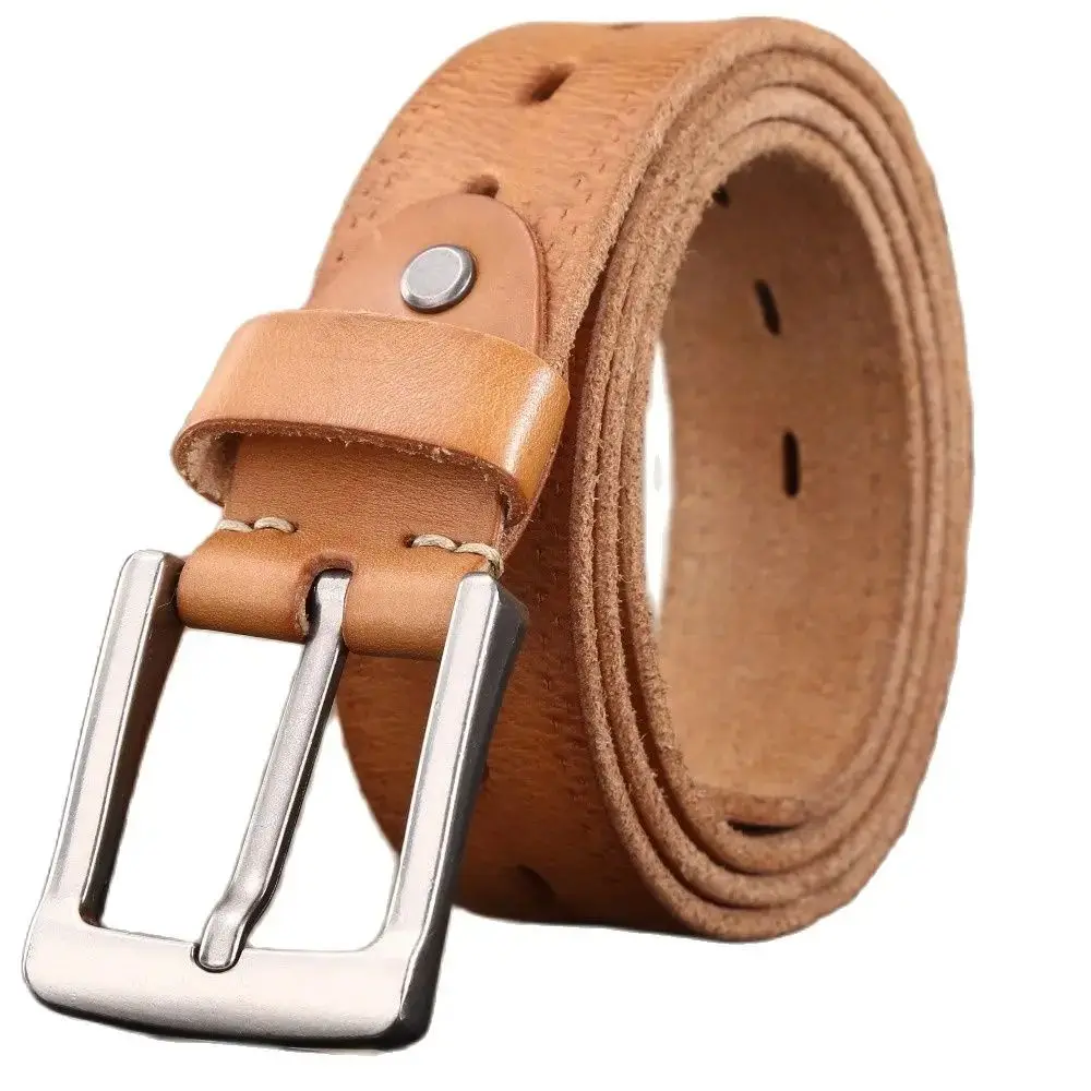 高品質ブラウン高級メンズベルト、プラスサイズ、大きな革製ウエストベルト、オールシーズン対応のファッショナブルなアクセサリー