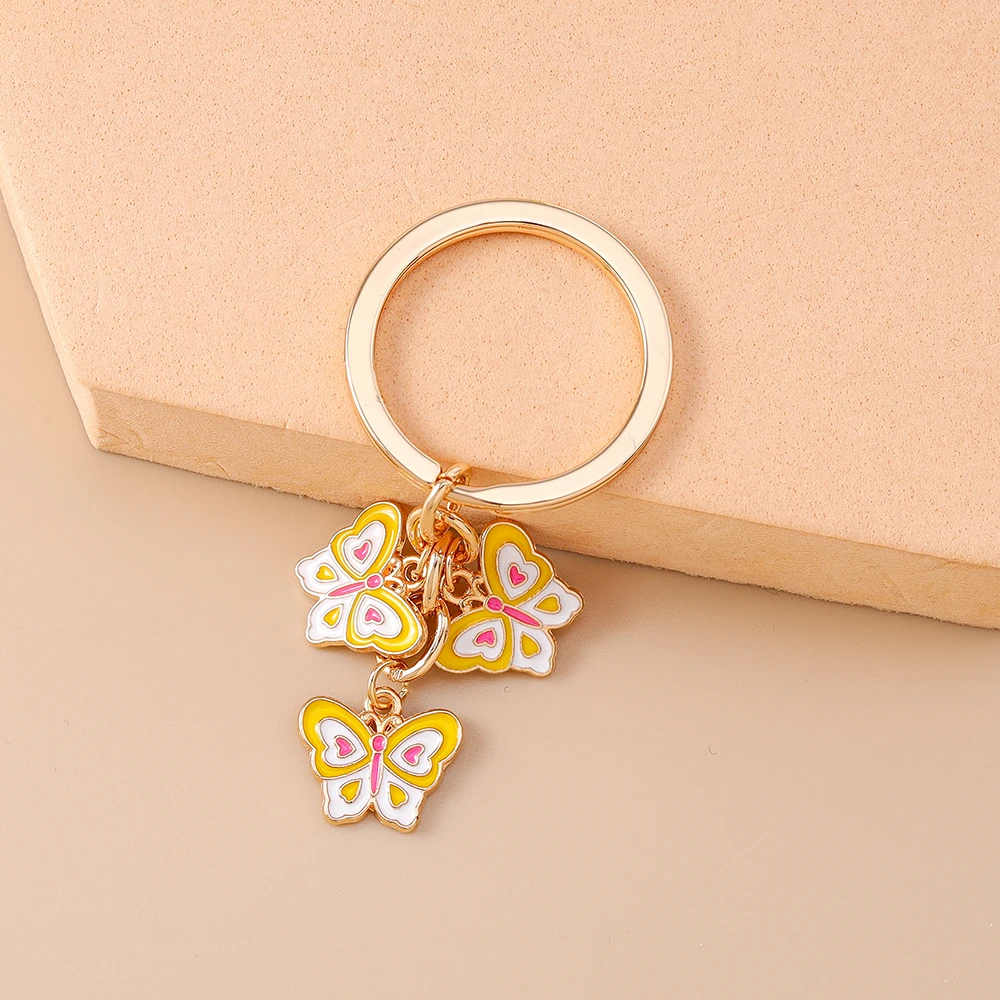 Aihua Metall Bunter Schleifen-Schlüsselanhänger Romantische Sommer-Party Mädchen Handtaschen-Anhänger Schlüsselring Modeschmuck Geschenke – Detail 10