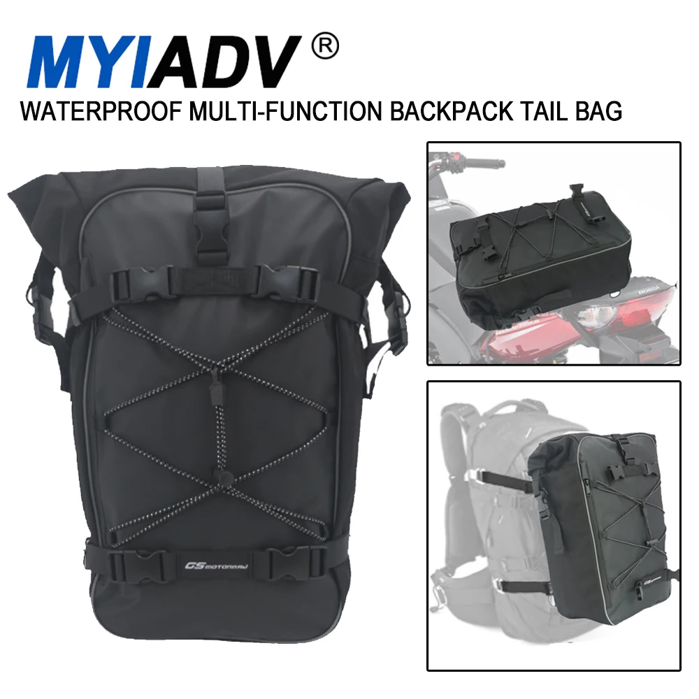 

Waterproof Multi-Function Tail Bag Backpack For TIGER 900 RALLY TIGER900 GT Pro Tiger 800 XC SPORT TIGER1200 XR/XRX/XRT/XCX/XCA