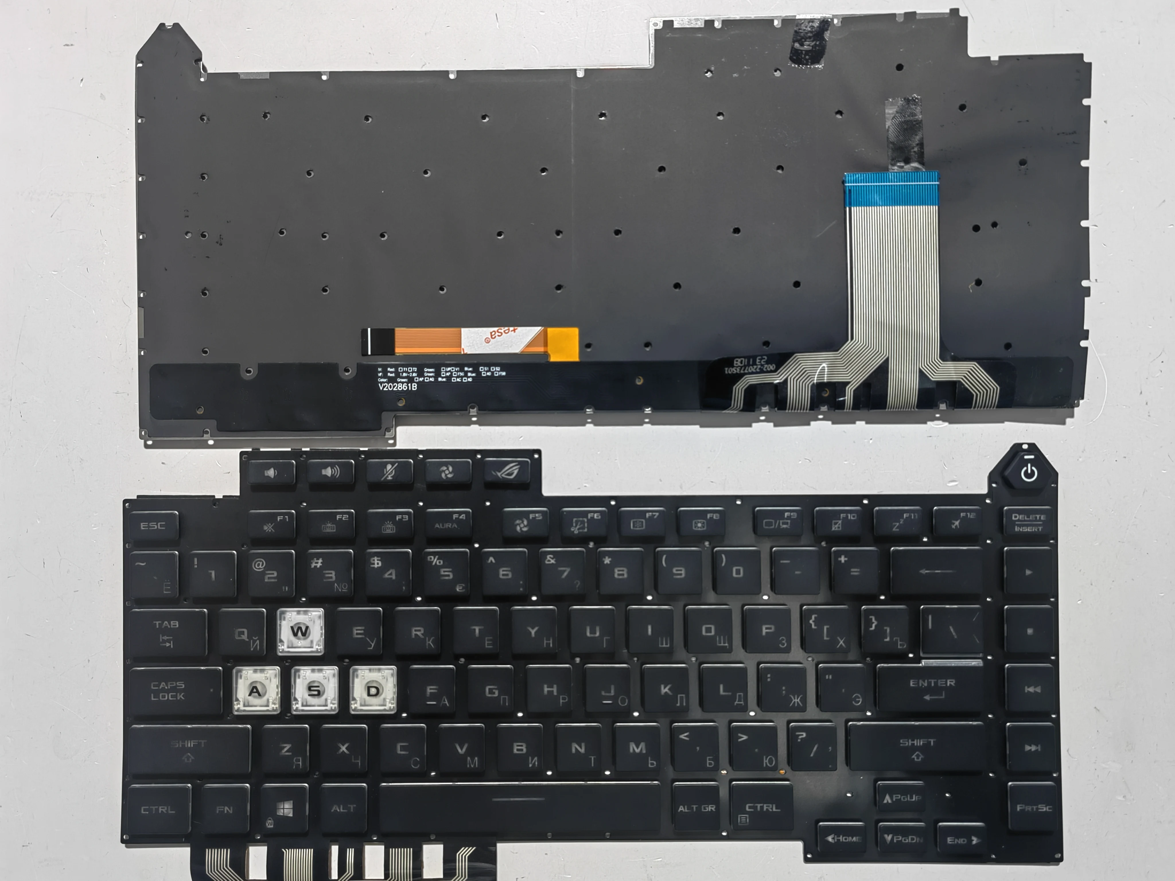 RU Layout for Asus ROG Strix G15 G513 G513Q G513QM G513QY G513QR Laptop Keyboard