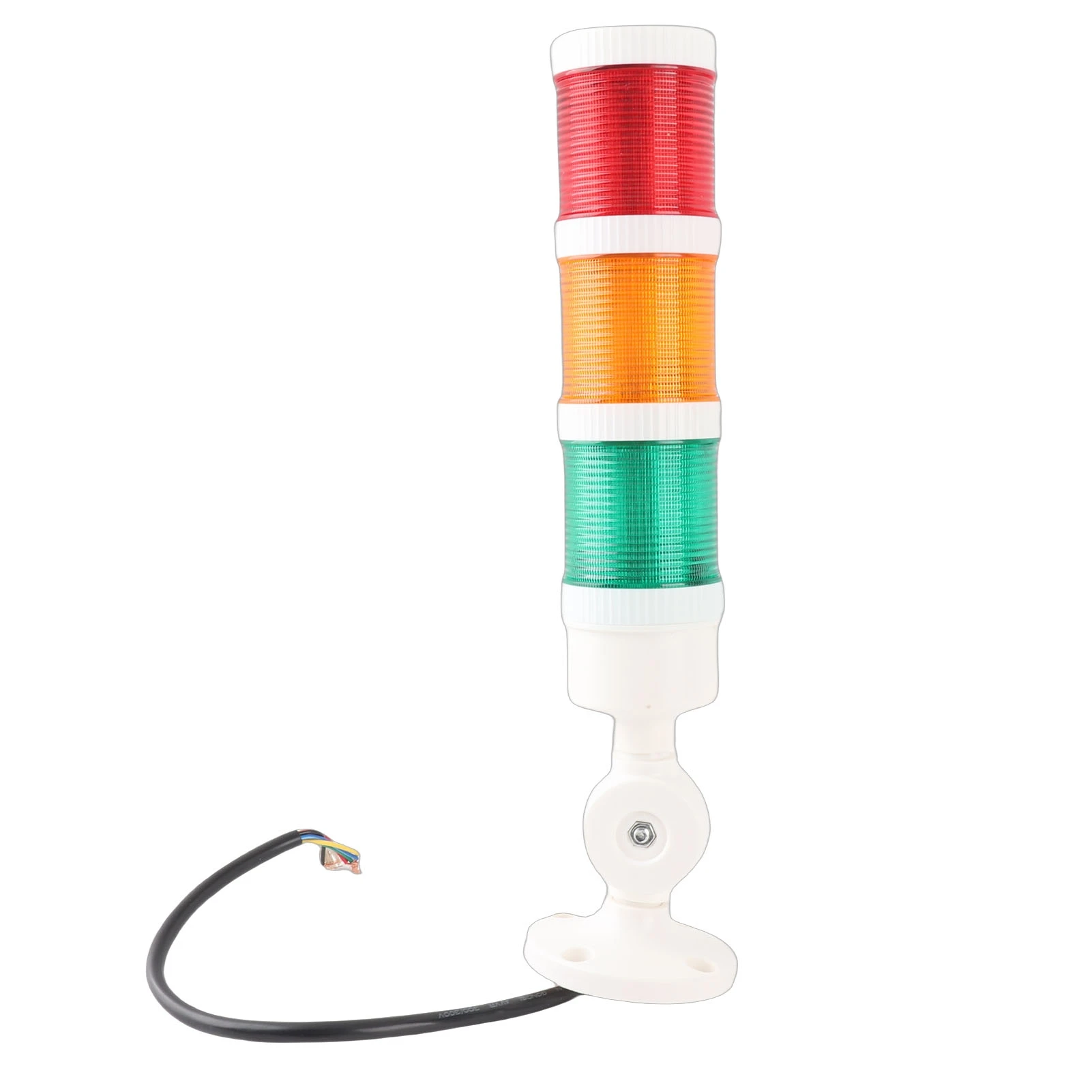 LED Signal Tower Stack Light 220V Industrial Warning Andon Column Indicator Lamp 3 Layer for CNC Machine with Buzzer