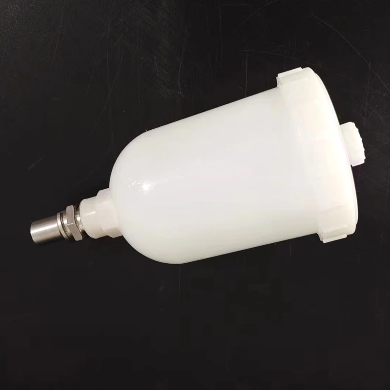 1 Piece 250ML  Hvlp Paint Cup Pot Plastic White For Sata 4400-110-120 1500 1000 5500 Sprayer Cup Connector Jet Paint Sprayer