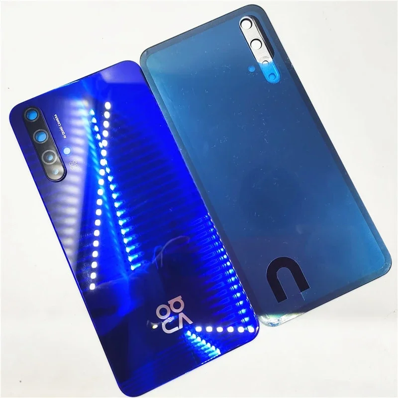 Back Glass Housing Cover For Huawei Nova 5T Battery Back Cover Panel Rear Door Case With Camera Lens Adhesive Replace