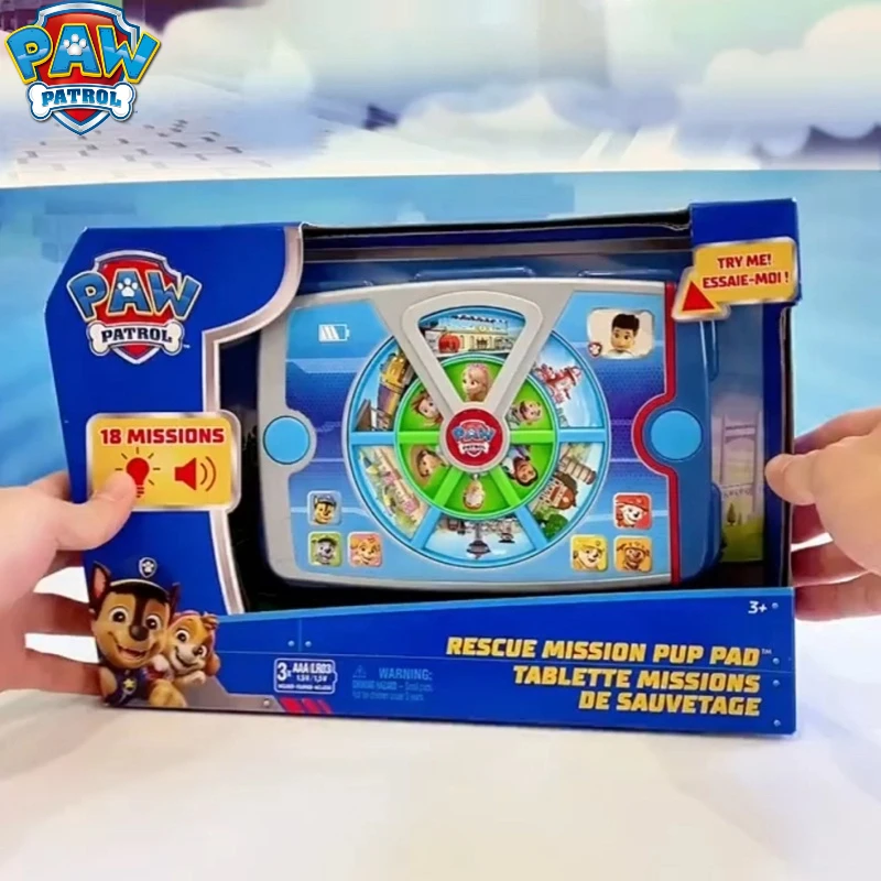 

New Paw Patrol Ryder’S Bilingual English French Rescue Mission Pup Pad Tablette Missions De Sauvetage Children Toy Birthday Gift