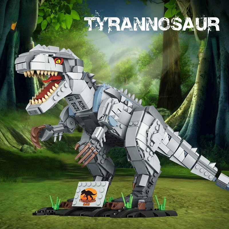 Dinosaur World Tyrannosaurus Rex Building Blocks Tyrannical Dragon Toys Bricks Park Birthday Toys Gifts for Boys