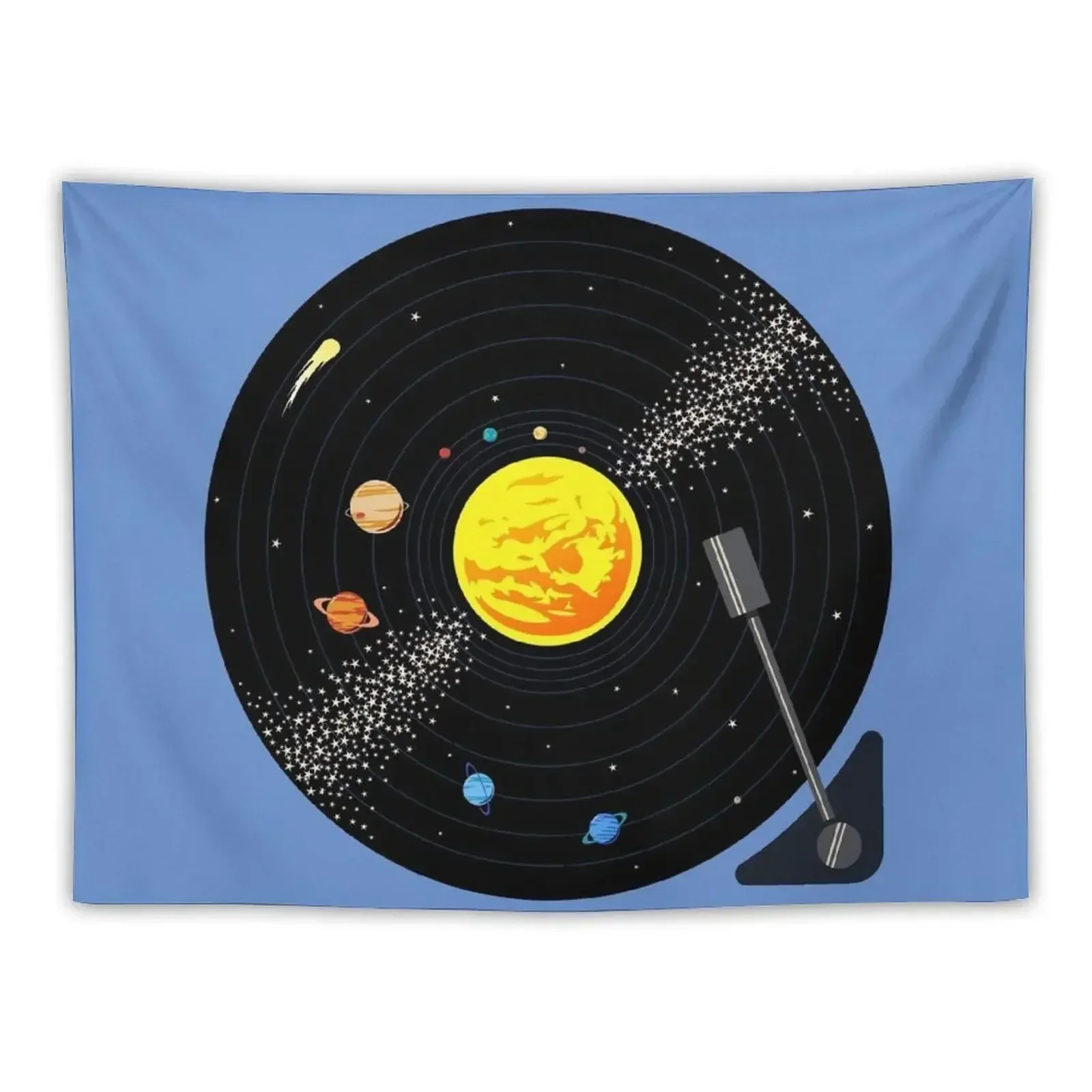 

Solar System Vinyl Record Tapestry Home Decorating Bed Room Decoration Decorations For Room Bedrooms Decor Tapestry