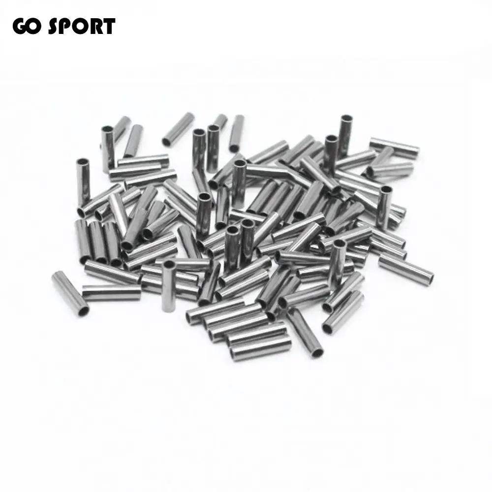 

Accessories Alloy Copper Fishing Wire Pipe Crimp Sleeves Connector Fishing Line Tube Tackle Tools