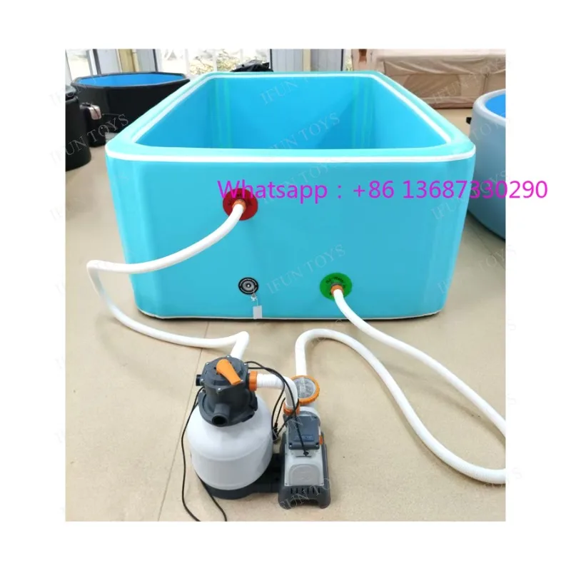 

Коммерческий открытый наземный надувной бассейн с каплями воды, надувной бассейн с фильтрующим насосом