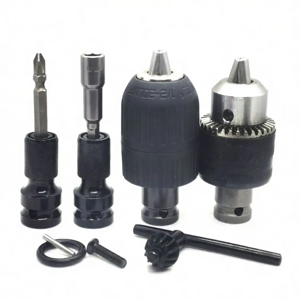 Drill Chuck Adapter For Sanou Impact Wrench Converter Power Driver Socket Attachment Multifunctional Metal Drill Parts Tool Kit