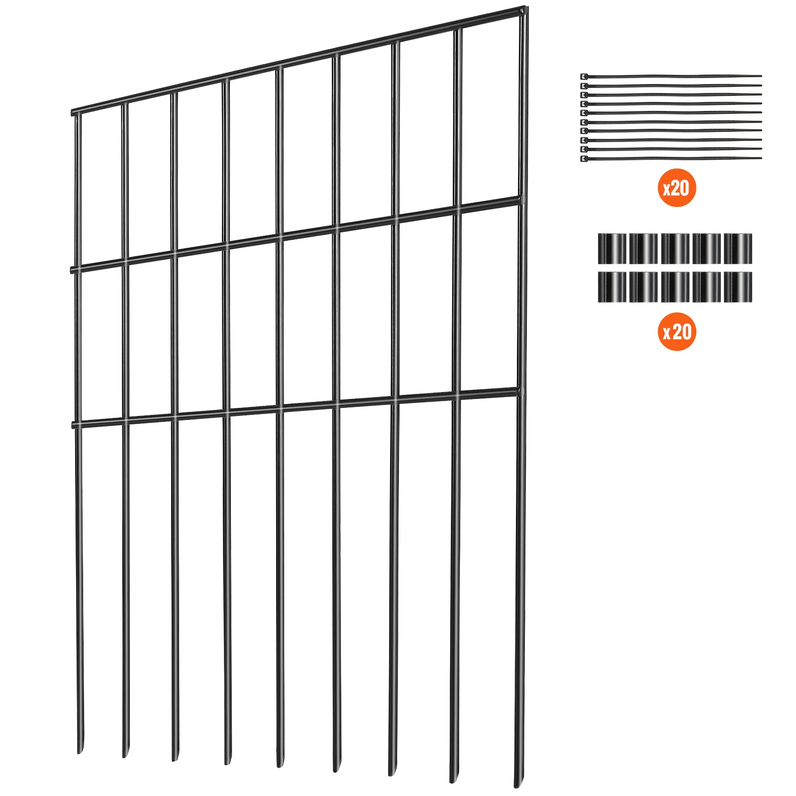 

SucceBuy Садовый забор No Dig Забор Барьер для животных Подземный декоративный садовый забор с шипами 1,5 дюйма для двора