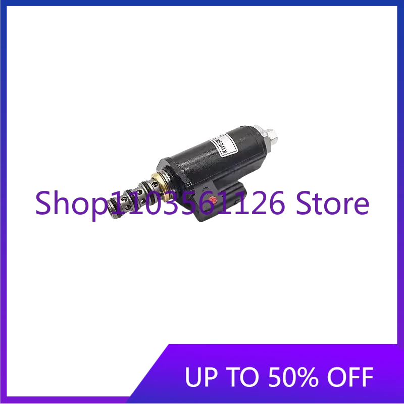 Hot Sale SK135 200 230 Excavator Super 8 Pilot Safety Locking Solenoid Valve G24DA50 for Construction Equipment