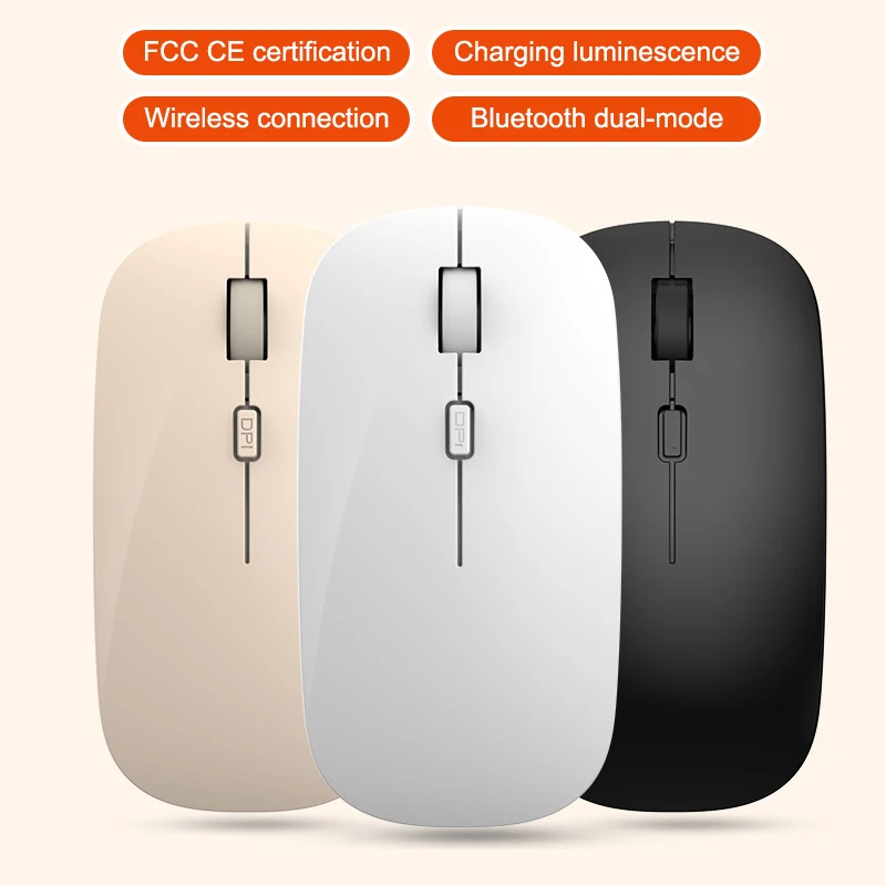 Wireless 2.4G Mouse Battery Model Dpi Adjustable Silent Business Office Simple And Widely Compatible Notebook Mouse