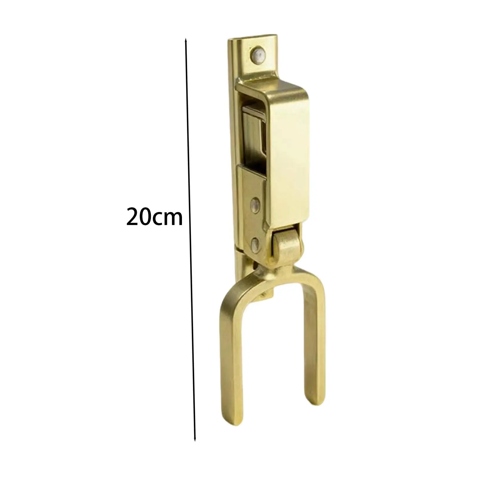 Durable Metal Automatic Gate Lock Sturdy Spring Loaded Latch Easy Installation for Wood or Metal Gates