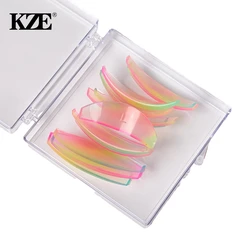 6Pairs Silicone Eyelash Perming Pad Lashes Rods Shield Lifting 3D Eyelash Curler Accessories Applicator Tools