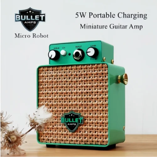 Bullet BT-05 Portable Rechargeable Mini Electric Guitar Bass Amplifier 5W Outdoor Praticing Amp Guitar Accessories