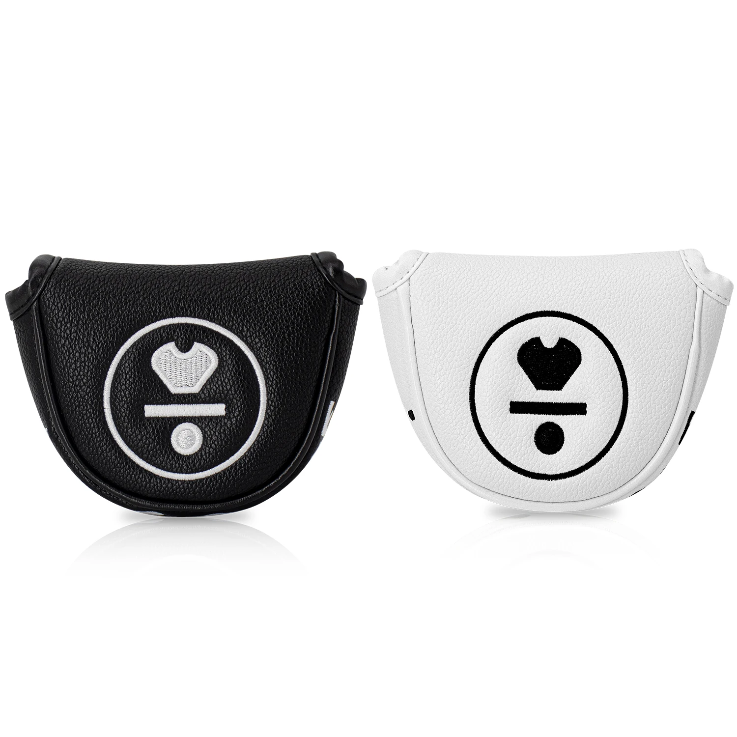 Fashionable golf protective cover, golf push rod cover, available in black and white colors, dustproof and durable