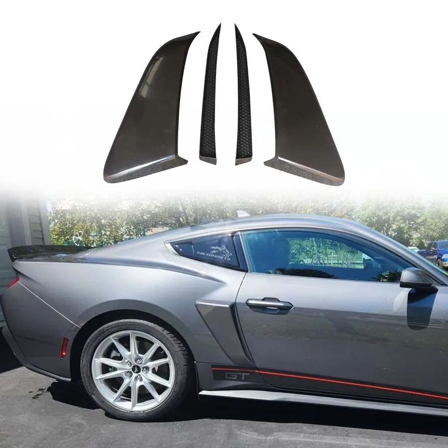 Rear Side Scoops For Ford Mustang Dark Horse S650 2024 2025 Quarter Panel Side Scoop Accessories Body Kits