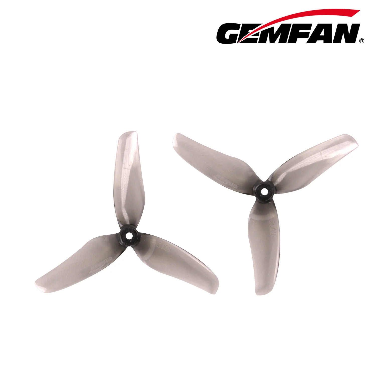 4 Pairs (8 Pcs) Gemfan Hurricane 2009 2-Blade PC Prop - 1mm/1.5mm Holes, Fit RC FPV 2" Drone Motor