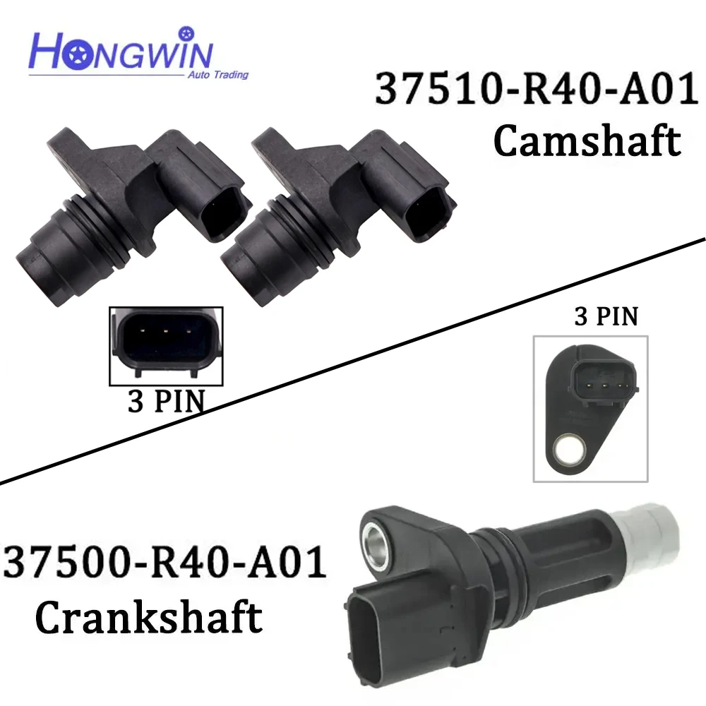 Capteur de Position d'Arbre à Cames, pour Honda Accord Crosstour Civic CRV CR-V Acura TSX 2.4 93-11 37510 R40 A01, 1/2/3 Pièces NO.: ino 510-R40-A01 34 Capteur de Position d'Arbre à Cames, pour Honda Accord Crosstour Civic CRV CR-V Acura TSX 2.4 93-11 37510 R40 A01, 1/2/3 Pièces NO.: ino 510-R40-A01 34