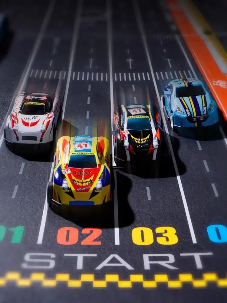48STK/Set Mini Auto Zurückziehen Fahrzeug für Jungen Modell Spielzeug Kinder Spielen Karton Container Geburtstag Geschenk spielzeug auto simulation modell