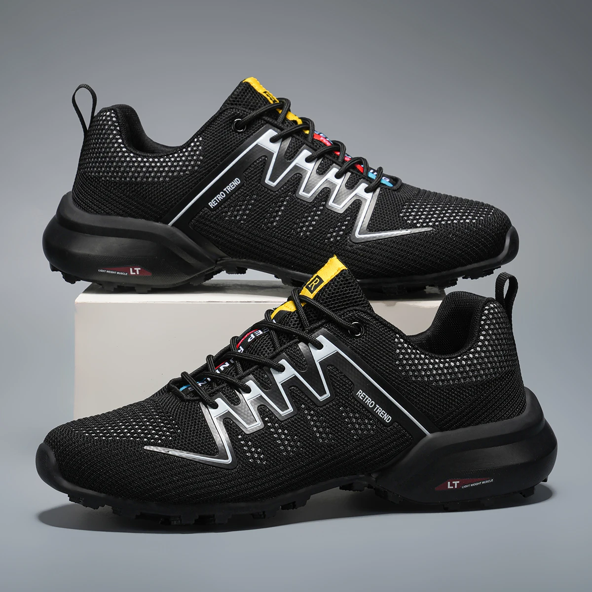 

Zero Burden Light Men Mesh Running Shoes Thin Body Design Easy Wear Daily Leisure Outdoor Sport Sneakers