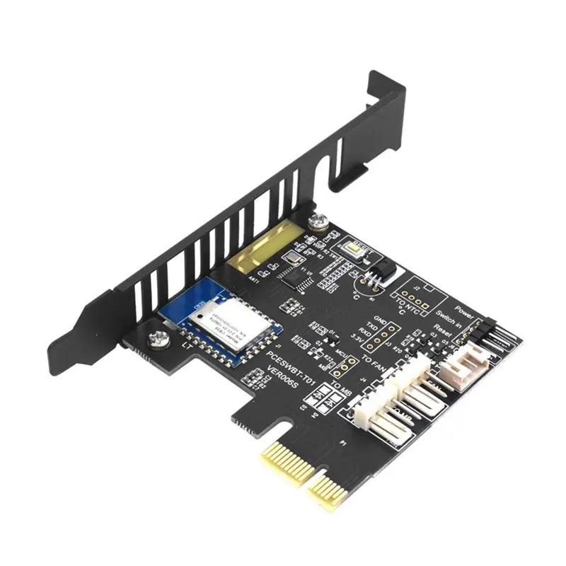 

ABIJ-For Destop Computer Tuya Wifi PC Power Button Reset Switch 1X PCIE Card APP Remote Control For Alexa Google Home