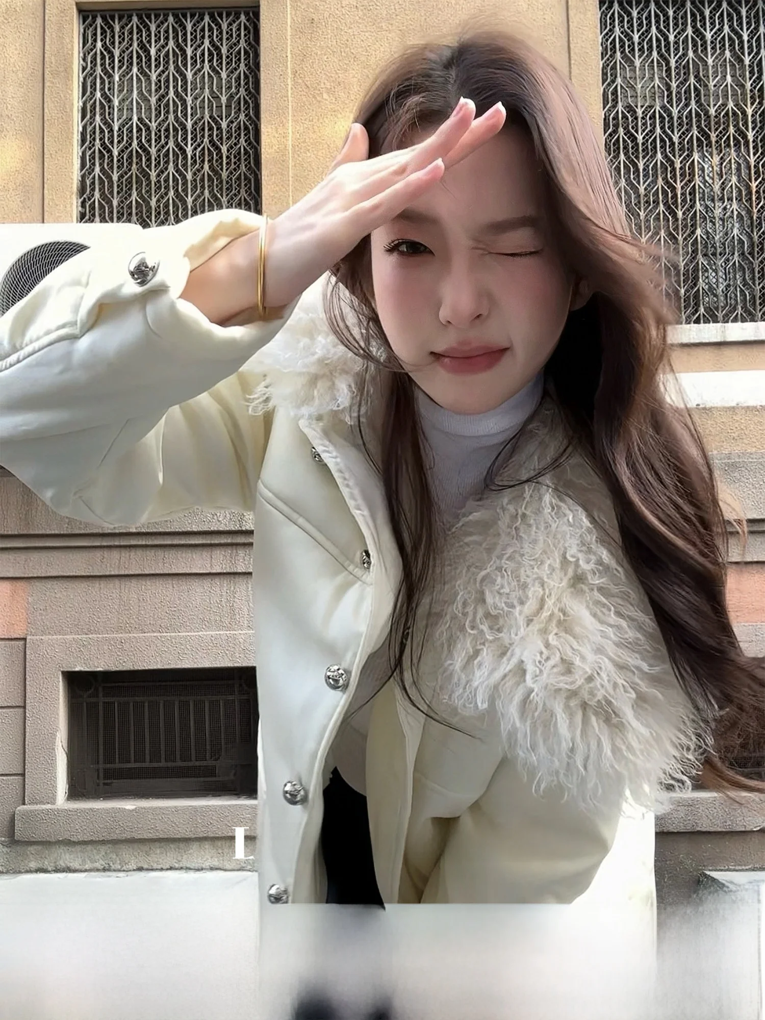 

Женская повседневная свободная хлопковая куртка LaluneDuCiel с меховым воротником, теплая, с эффектом шелка, зимняя верхняя одежда на все сезоны, цветная