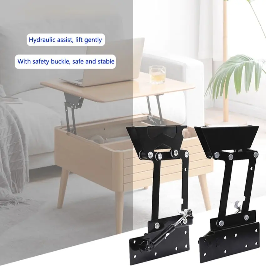 Armazenamento Mesa de Café Dobrável Levantamento Acessórios de Ferragem Faça Você Mesmo Desktop Suporte de Elevação Pneumático Hidráulico Primavera Altura Ajustador