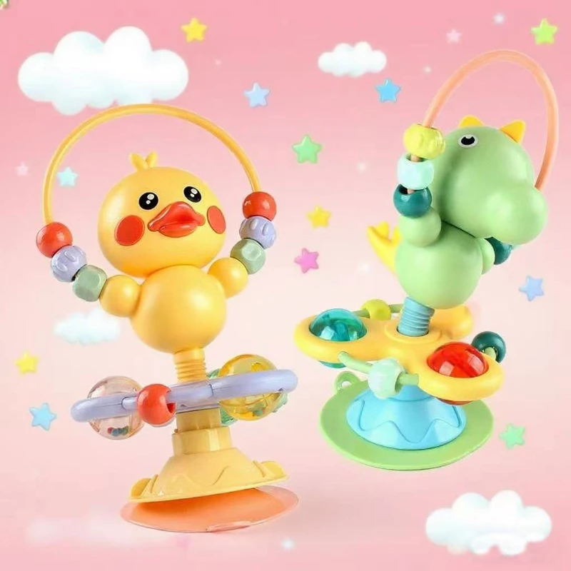 赤ちゃん漫画なだめるガラガラおもちゃ楽しい効果音子供の歌ベビーダイニングテーブル吸盤教育早期教育おもちゃ