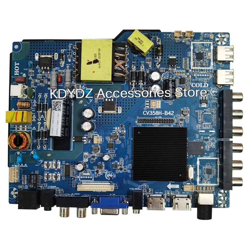 Free shipping Good test for D43PFCIN motherboard CV358H-B42 screen HK430WLEDM-JHJ3H PT430CT01-1