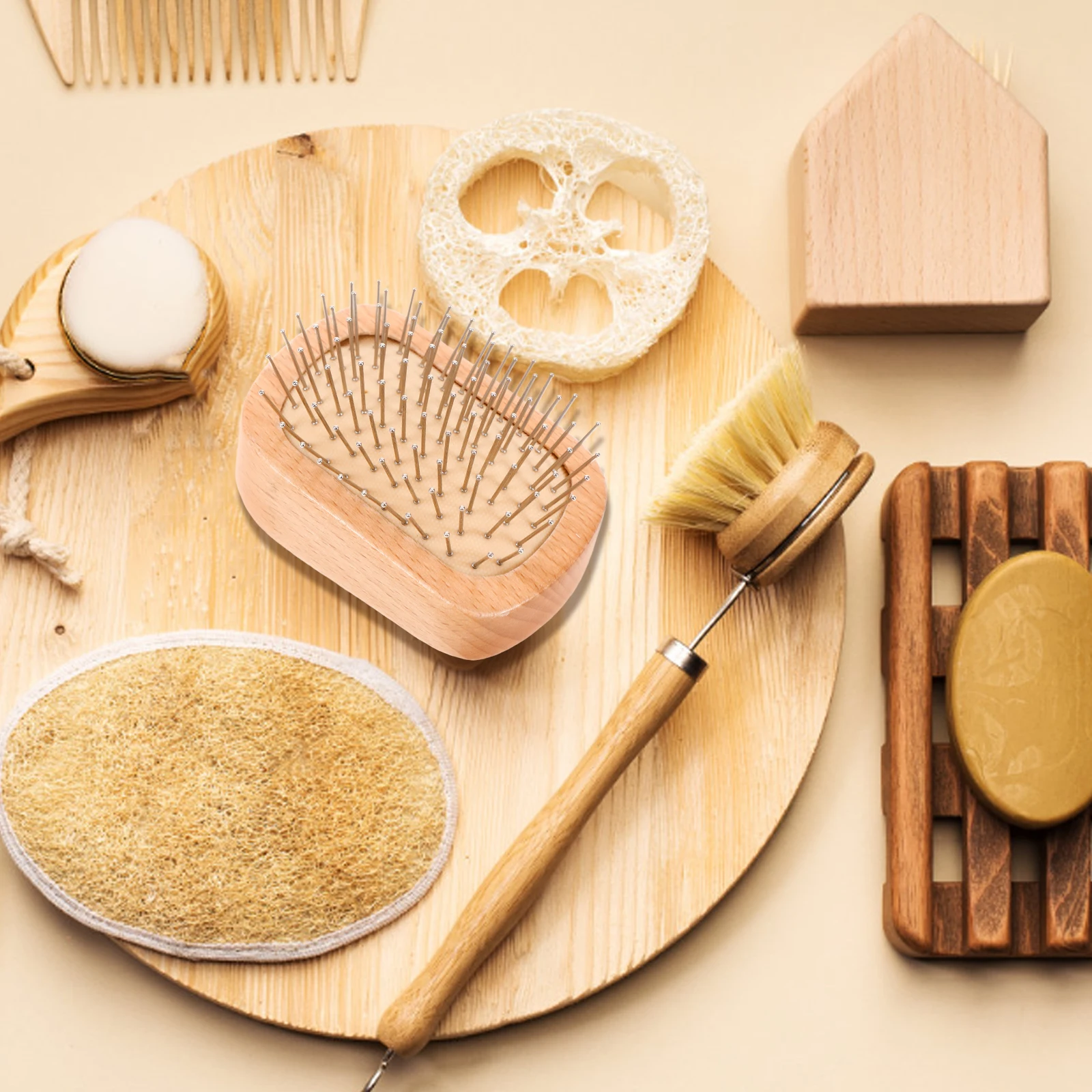 

Щетка для распутывания волос, гибкая щетина, мягкая гладкая блестящая расческа для массажа кожи головы, женские инструменты для укладки волос, женская щетка