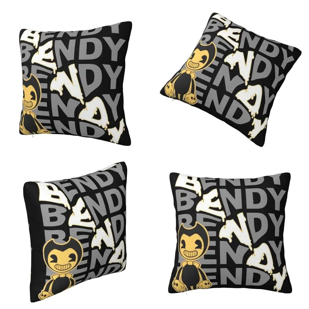 Standing Time Bendy Square Pillowcase Cushion Cover Pillow Case Throw Pillow Cover for Home Bedroom Car