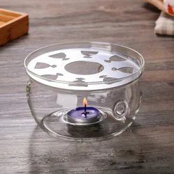 Glass Teapot Heating Warmer Holder for Glass Ceramic Stainless Steel Teapot Dish Heater Base Kungfu Tea Tools Not Include Candle