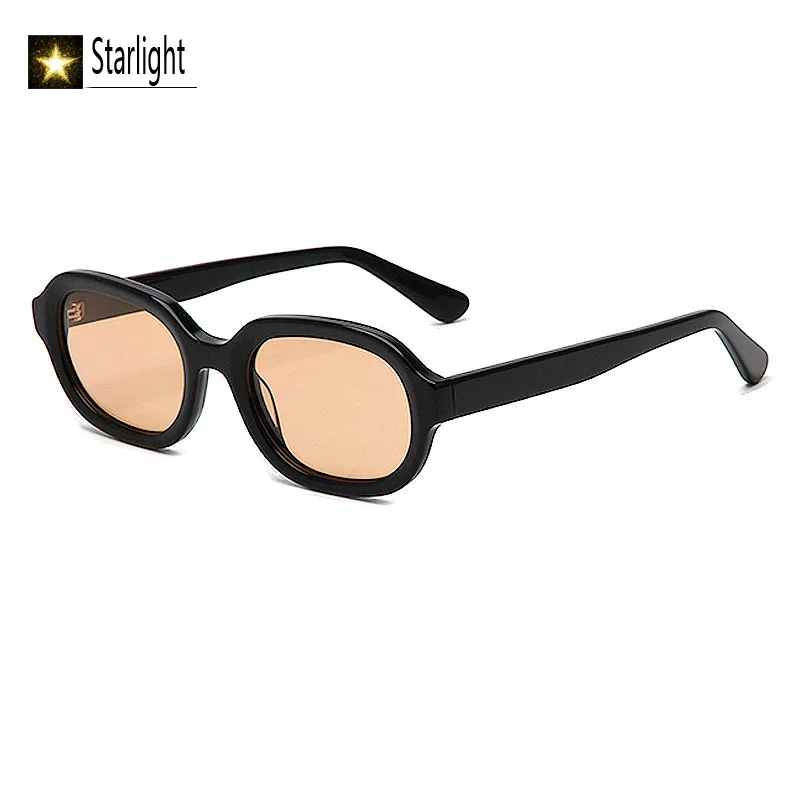 الاستقطاب النظارات الشمسية السوداء النساء البيضاوي خلات إطار صغير كبار نظارات امرأة شخصية العصرية الرجال نظارات حديثة الطراز رجل 143 مللي متر