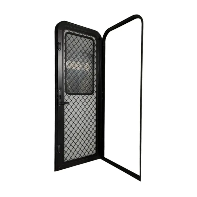 2025 E-mark نافذة أكريليك سبائك الألومنيوم ثلاث نقاط الربط قفل النمط الأسترالي RV مقطورة قافلة الباب مع مفاتيح