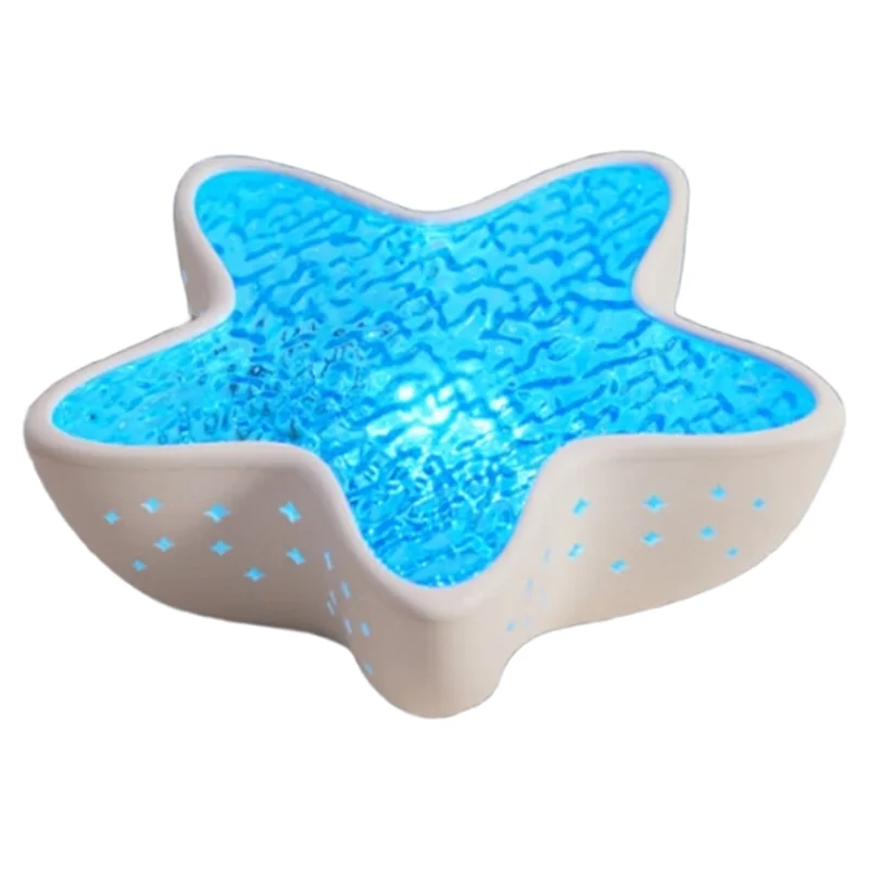 

LNHF Морская Звезда Светодиодный Ночник Перезаряжаемая Настольная Лампа Волновой Проектор Проекционный Свет Для Спальни Стол Фестивальный Декор