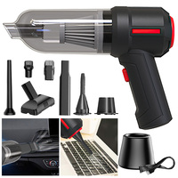 9000pa Handheld Vacuum Cleaner Portable Air Duster Wet/Dry Wireless Mini Electric Air Blower for Car Sofa Computer Keyboard