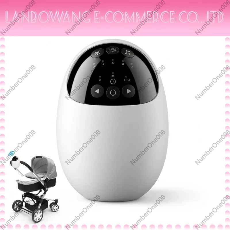 

Portable Electric Baby Cradle Rocker, White Noise Sleep Soother, Automatic Infant Swing for Bassinet, Newborn Sleep Aid