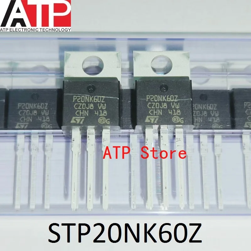 10PCS/LOT New Original STP20NK60Z P20NK60Z TO-220 Transistors MOSFET N-CH 500V 17A TO220AB