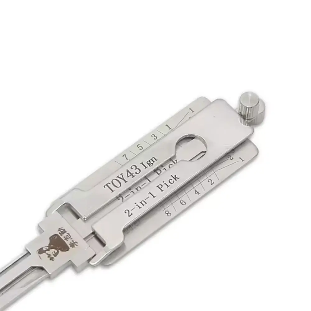 Lishi 2 In 1 Tool TOY43Ign TOY38R Locksmith Tool for Car Key
