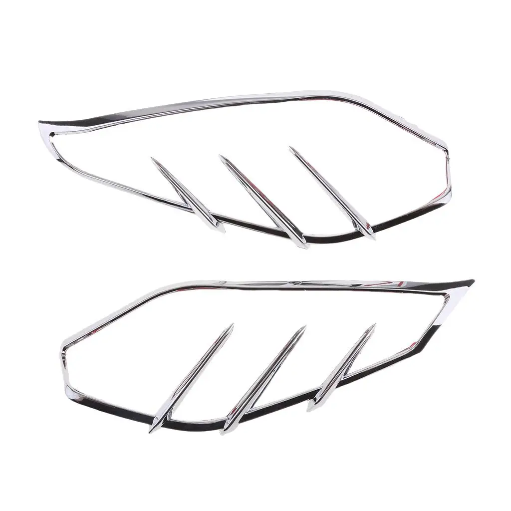 Motorcycle Saddle Air Deflector Cover Left Right Touring and Trike 2009 (Chrome)